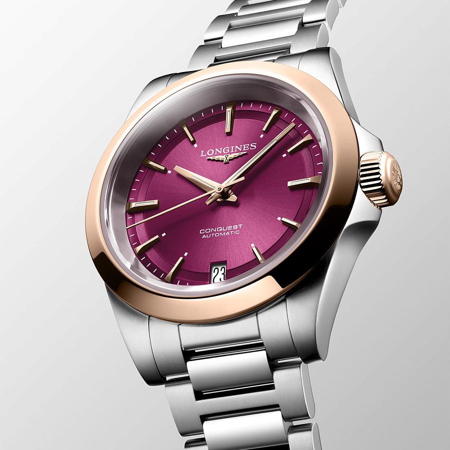 Часы Longines Conquest L3.430.5.98.6 — нержавеющая сталь, женские