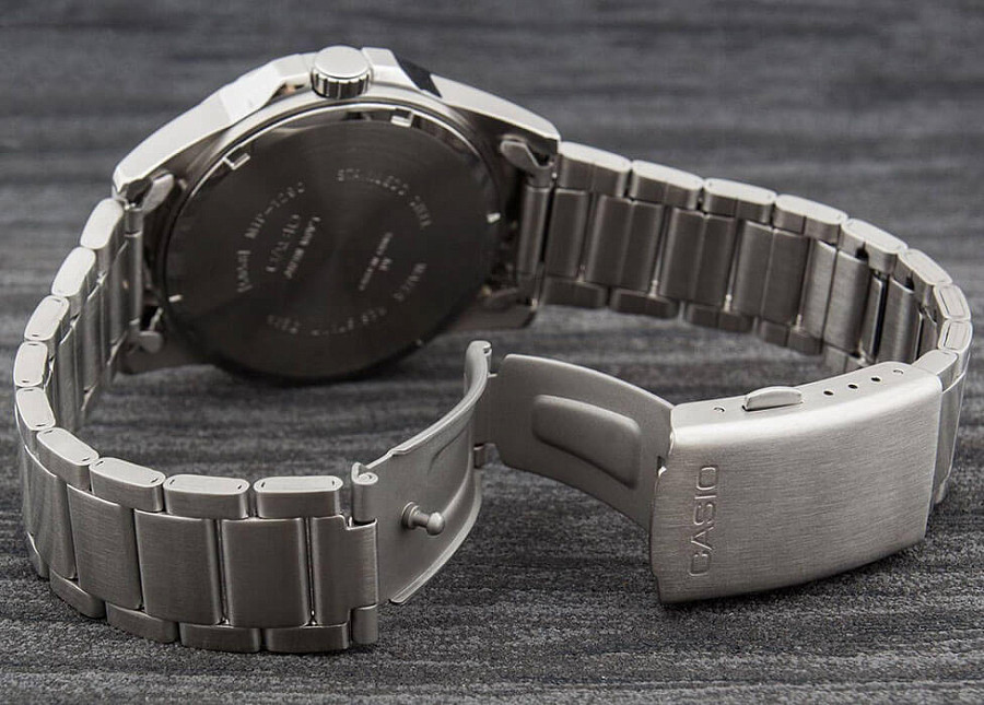 Часы Casio MTP-1290D-2A — синий, латунь металл