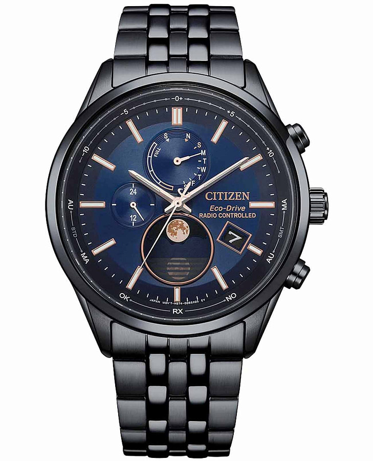 Часы Citizen Radio Controlled BY1035-56L — мужские, синий