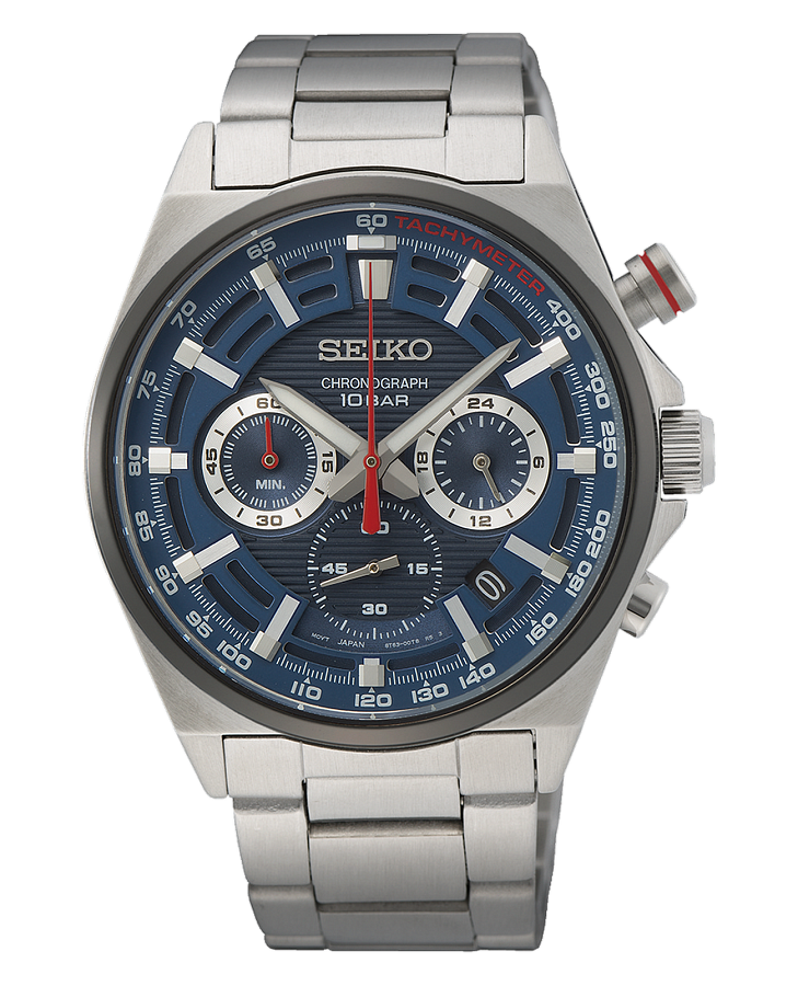 Часы Seiko Conceptual Series Sports SSB407P1 — мужские, синий