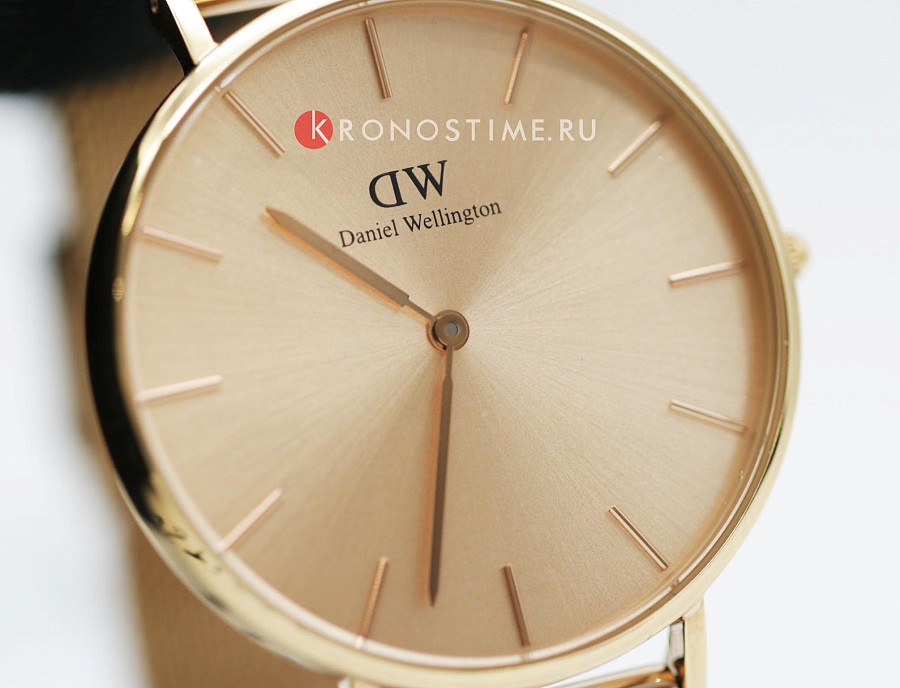 Часы Daniel Wellington Petite Unitone DW00100472 — женские, сталь c pvd покрытием