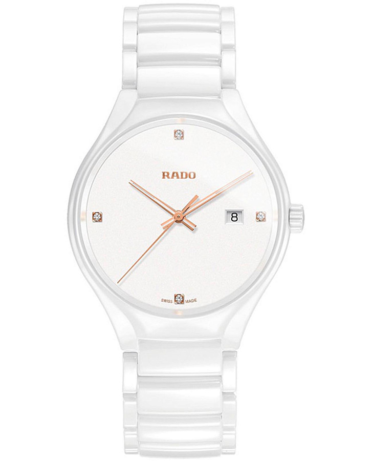 Часы Rado True Diamonds R27240712 — мужские, белый