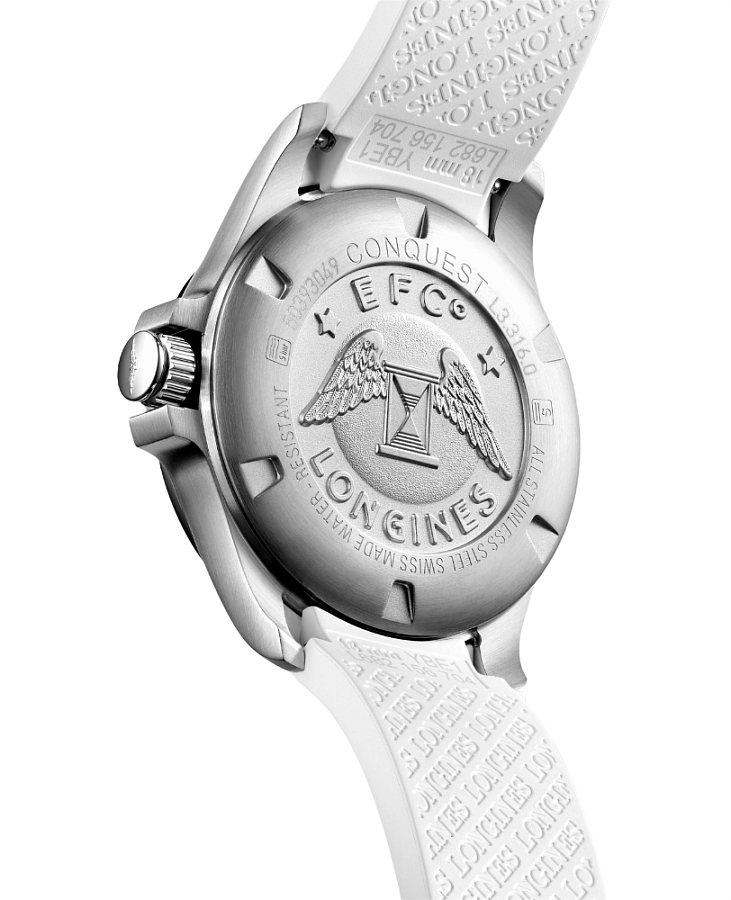 Часы Longines Conquest V.H.P. L3.316.0.87.9 — кварцевые, сталь металл