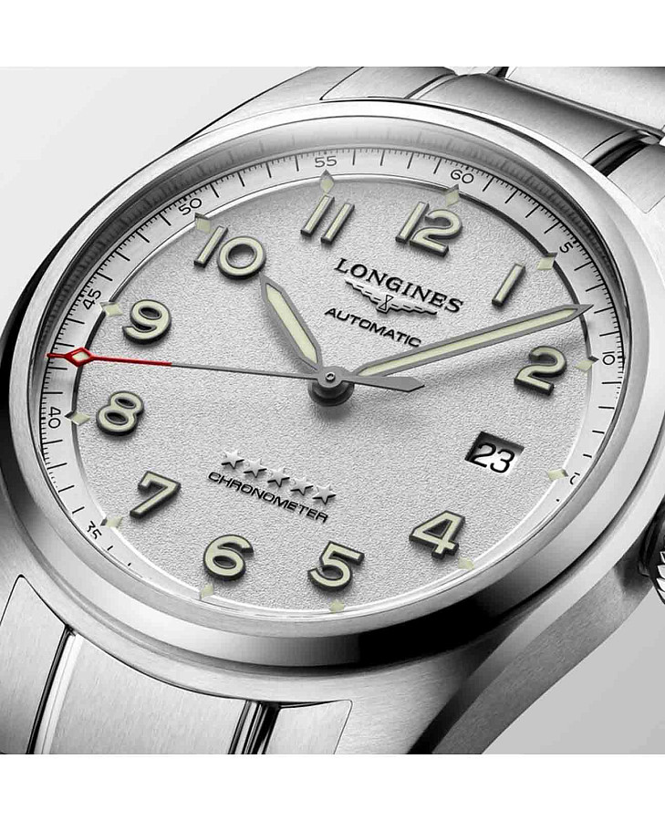 Часы Longines Spirit Prestige Edition L3.810.4.73.9 — серебристый, сталь