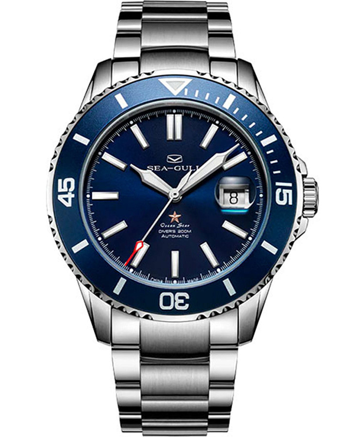 Часы Seagull Ocean Star 816.32.1523 — мужские, синий