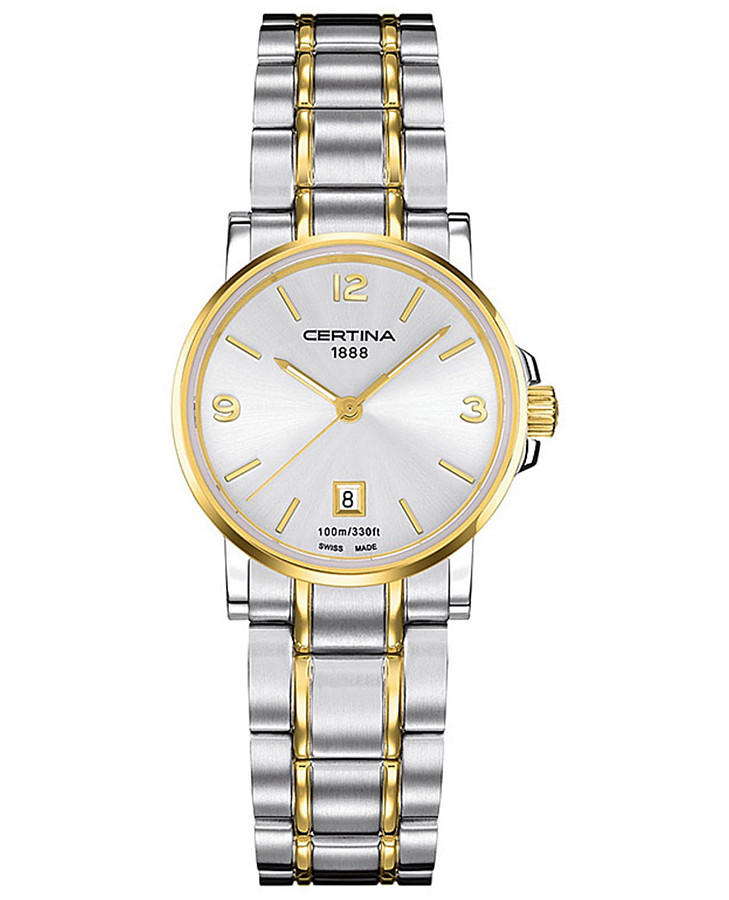 Часы Certina DS Caimano Lady C017.210.22.037.00 — женские, серебристый
