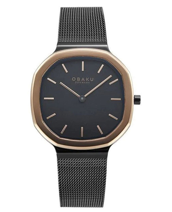 Часы Obaku Oktant V253GXMBMB — мужские, черный