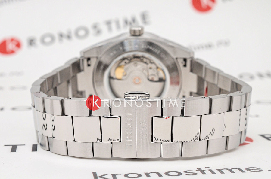 Часы Tissot Gentleman Powermatic 80 Silicium T127.407.11.351.00 — нержавеющая сталь, мужские