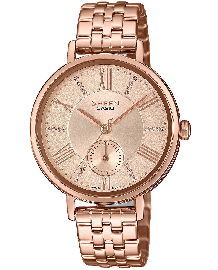 Часы Casio Sheen SHE-3066PG-4AUEF — женские, розовый