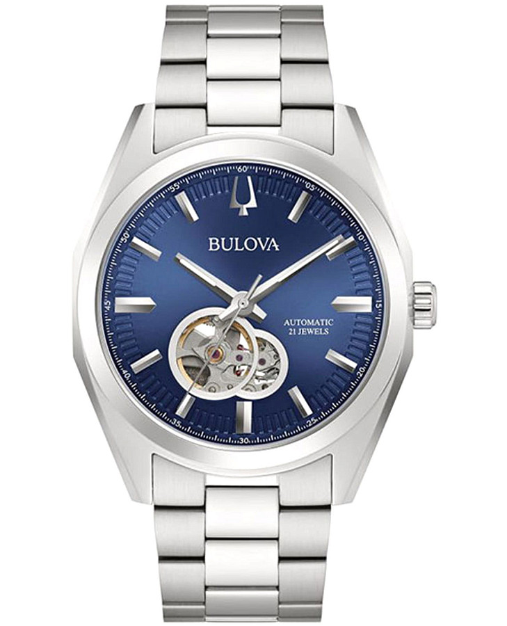 Часы Bulova Surveyor 96A275 — мужские, синий