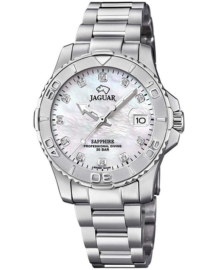 Часы Jaguar Couple Diver J870/1 — женские, перламутровый