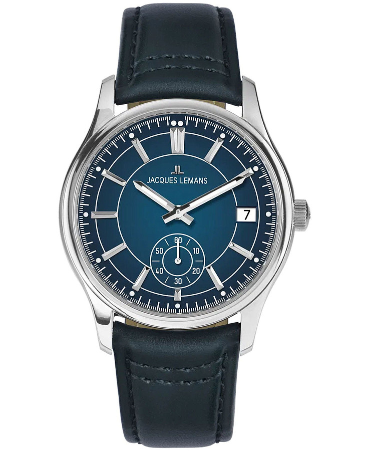 Часы Jacques Lemans Derby 1-2197B — мужские, синий