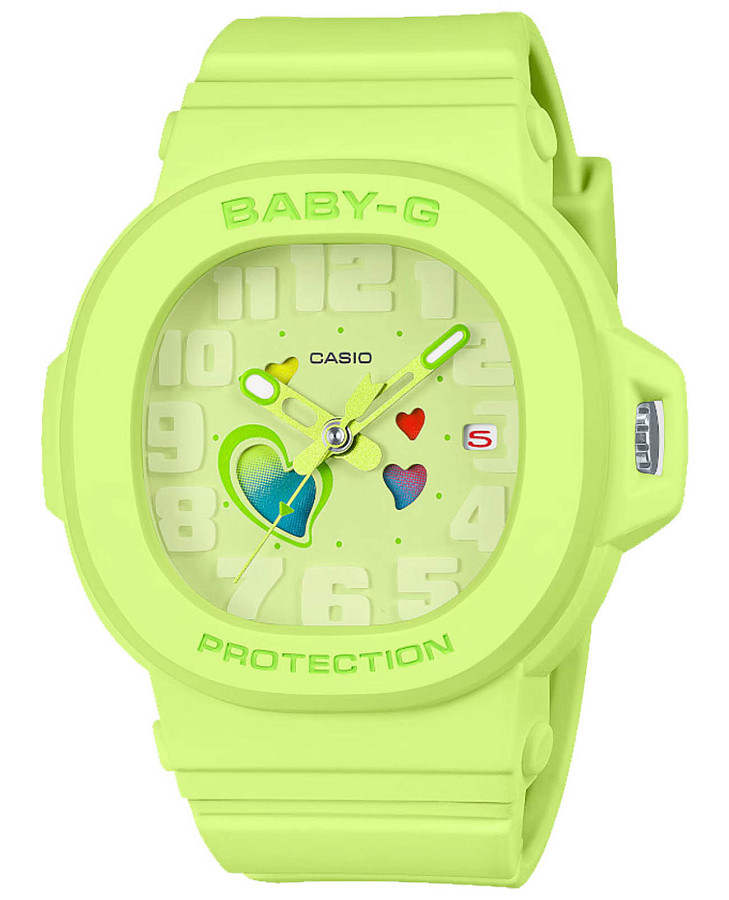 Часы Casio Baby-G BGA-10-3A — женские, зеленый