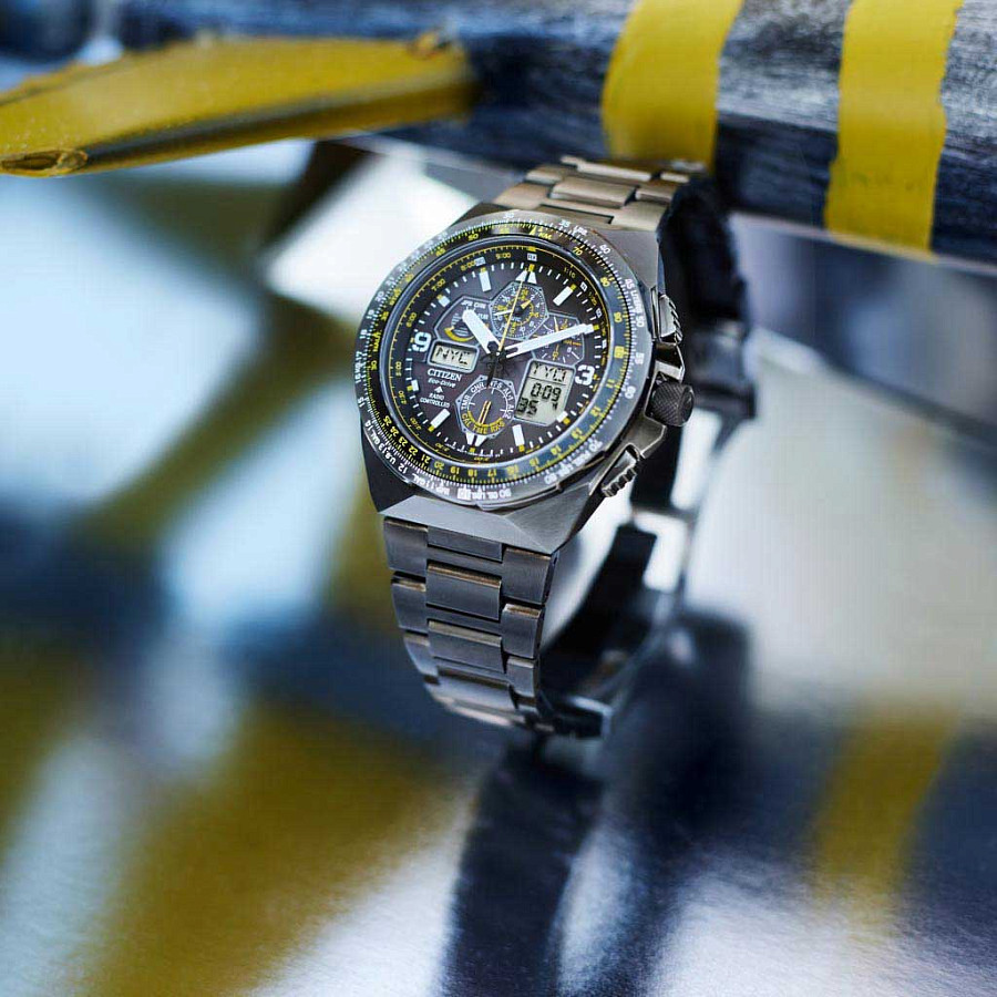 Часы Citizen Promaster JY8127-59E — черный, металл сталь