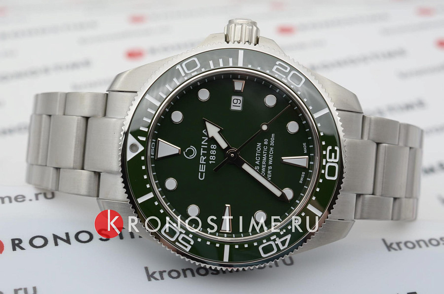 Часы Certina DS Action Diver C032.607.11.091.00 — нержавеющая сталь, мужские