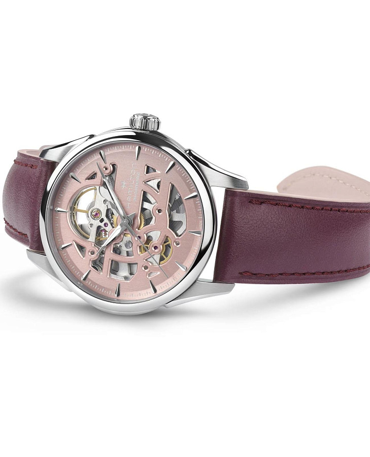 Часы Hamilton Jazzmaster Skeleton Lady Auto H32265870 — механические, Швейцария, женские