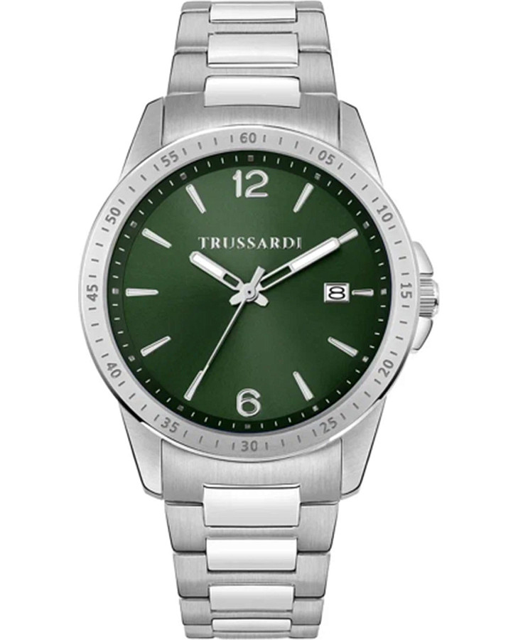 Часы Trussardi T-Hawk R2453153007 — мужские, зеленый