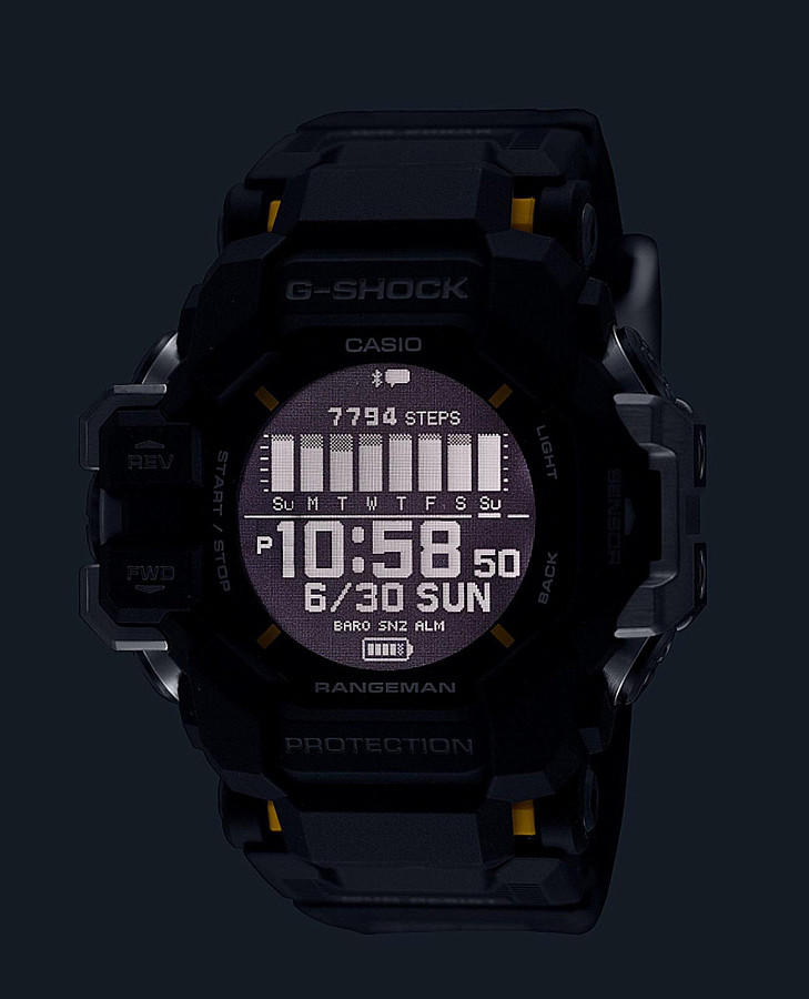 Часы Casio G-Shock GPR-H1000-1 — электронные, Япония, мужские
