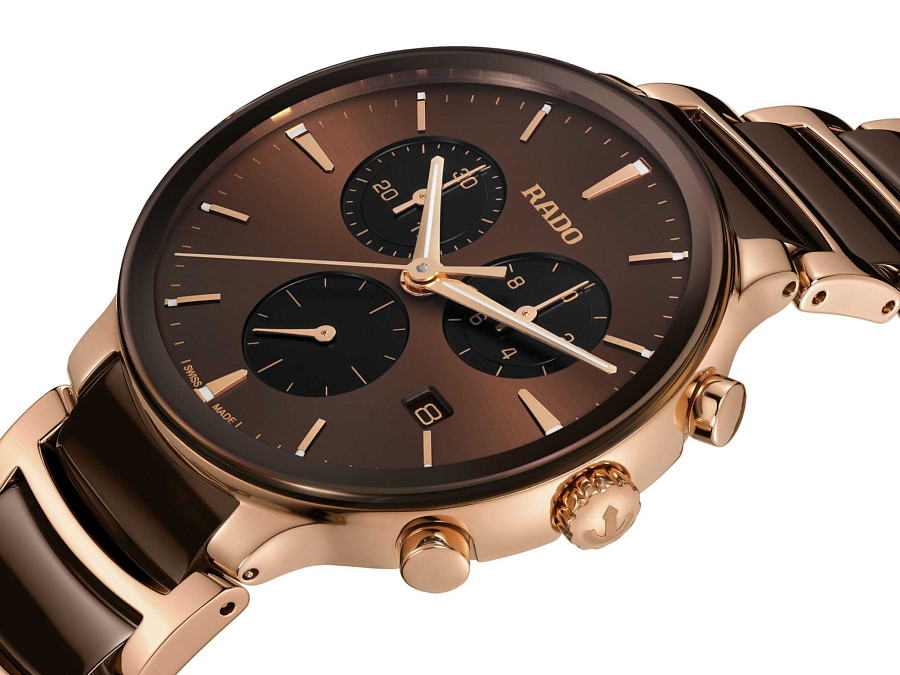 Часы Rado Centrix Chronograph R30212302 — кварцевые, металл сталь