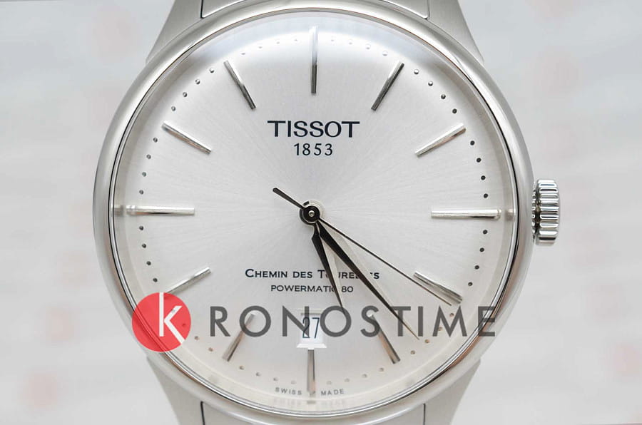 Часы Tissot Chemin des Tourelles Powermatic 80 T139.807.11.031.00 — сталь металл, Швейцария