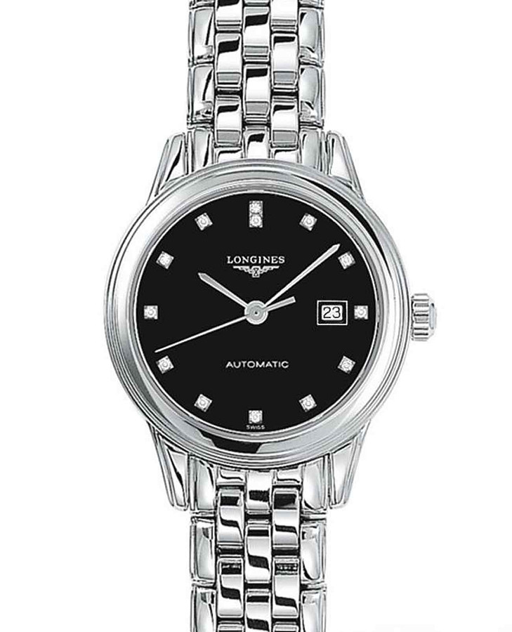 Часы Longines Flagship L4.374.4.57.6 — механические, металл сталь