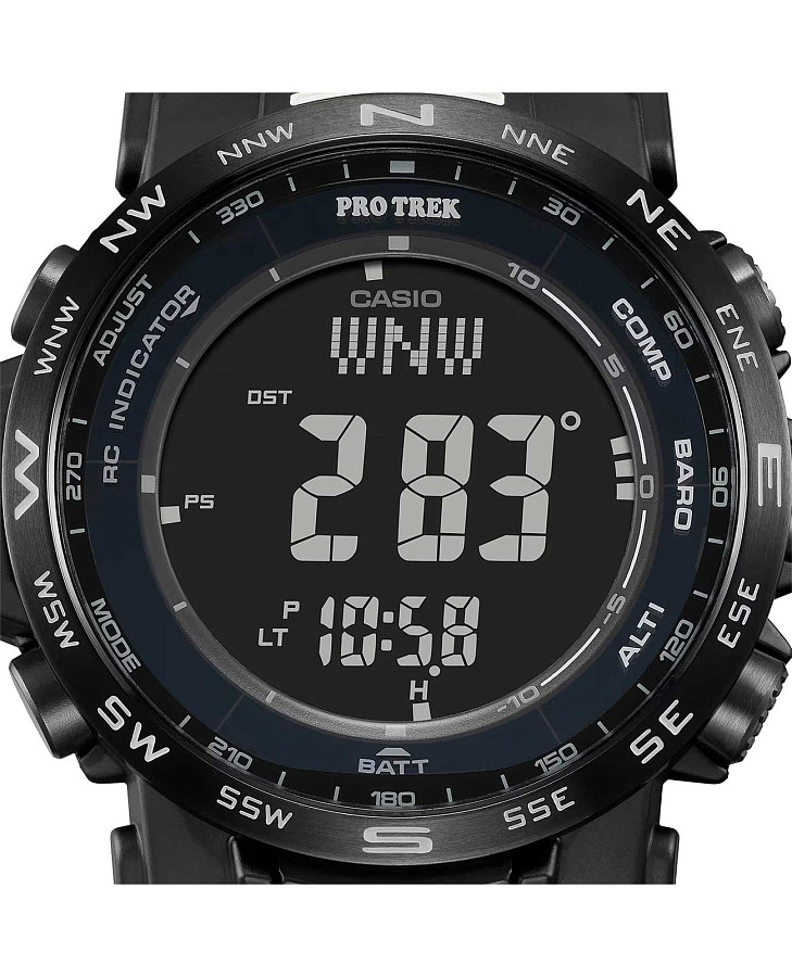 Часы Casio Pro Trek PRW-35Y-1BDR (PRW-35Y-1BER) — мужские, пластик