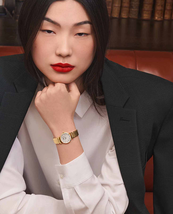 Часы Longines La Grande Classique L4.209.2.87.8 — женские, золотистый