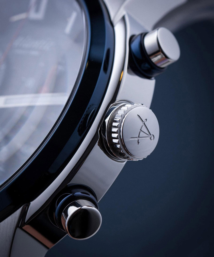 Часы Atlantic Seasport Chrono 87466.47.51 — сталь металл, Швейцария