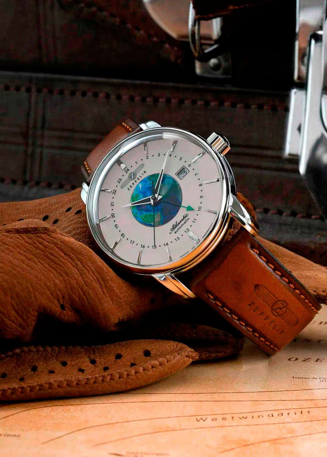 Часы Zeppelin Atlantic 84685 — металл сталь, Германия