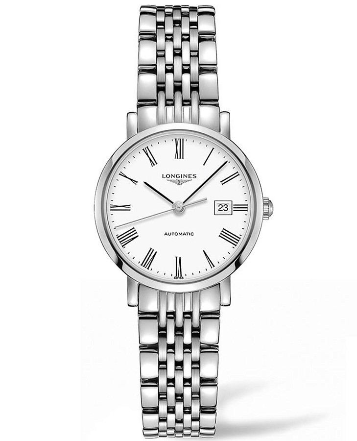 Часы Longines Elegant Collection L4.310.4.11.6 — женские, белый