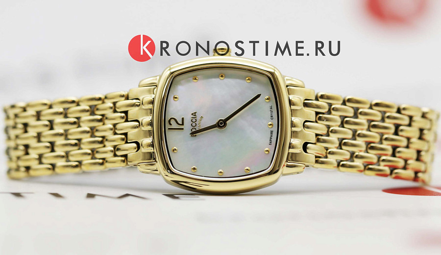 Часы Boccia Titanium 3353-02 — титан металл, Германия
