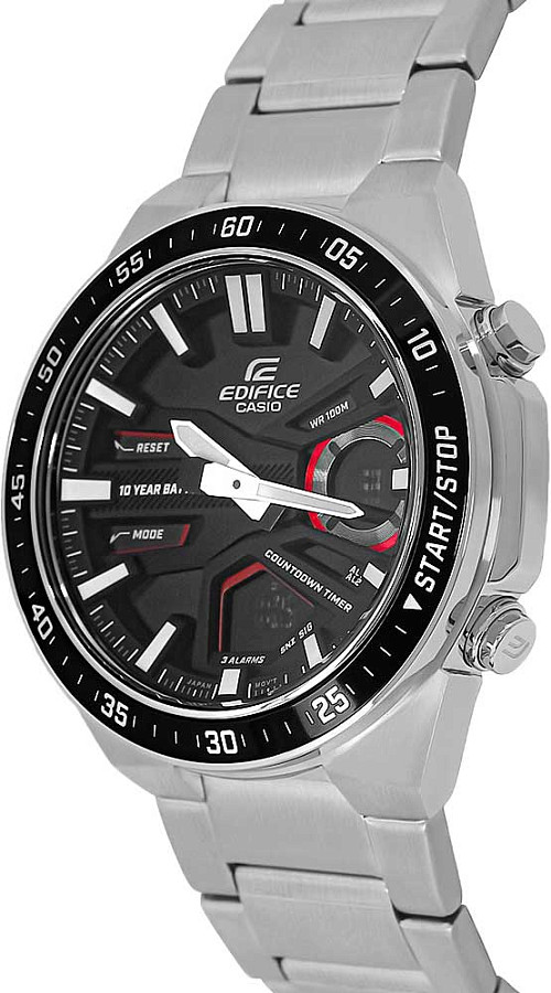 Часы Casio Edifice EFV-C110D-1A4VDF (EFV-C110D-1A4) — нержавеющая сталь, мужские