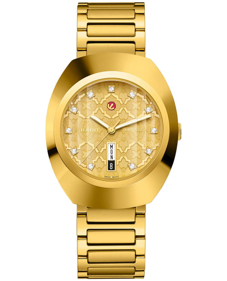 Часы Rado Diastar Original R12161263 — мужские, золотой