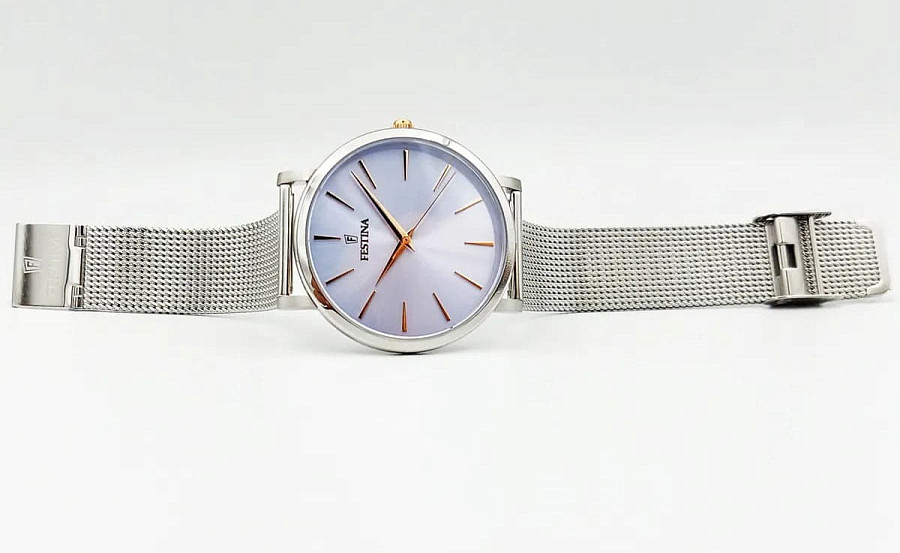 Часы Festina Boyfriend F20475/3 — антрацитовый, металл сталь