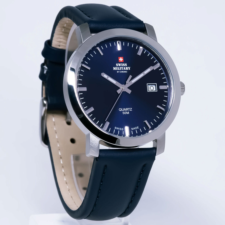 Часы Swiss Military by Chrono SM34083.06 — кварцевые, металл сталь
