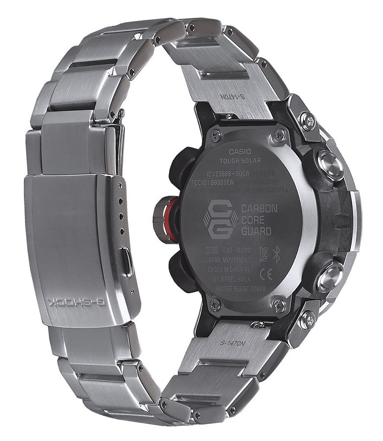 Часы Casio G-Shock GST-B200D-1A — сталь металл, Япония