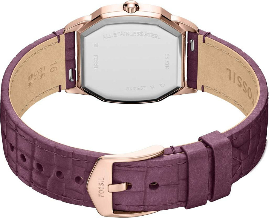 Часы Fossil Harlow ES5428 — белый, сталь металл