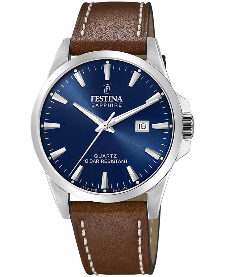 Часы Festina Classics F20025/3 — мужские, синий