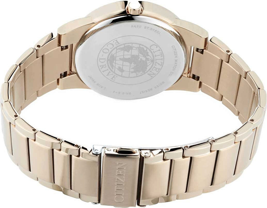 Часы Citizen Eco-Drive Axiom AU1066-80L — нержавеющая сталь с ip-покрытием, мужские