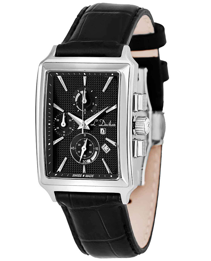 Часы L'Duchen Adventure Chrono D 612.11.31 — кварцевые, сталь металл