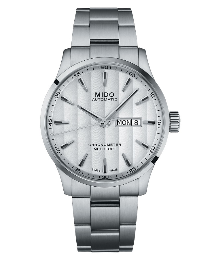 Часы Mido Multifort Chronometer 1 M038.431.11.031.00 — мужские, белый