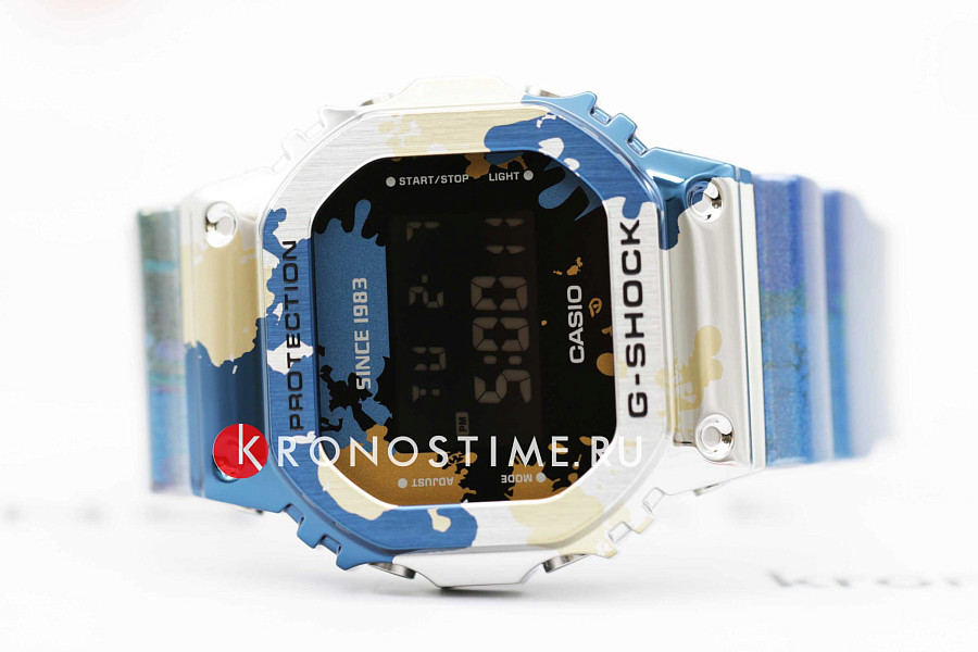 Часы Casio G-Shock GM-5600SS-1DR (GM-5600SS-1) — Япония, электронные