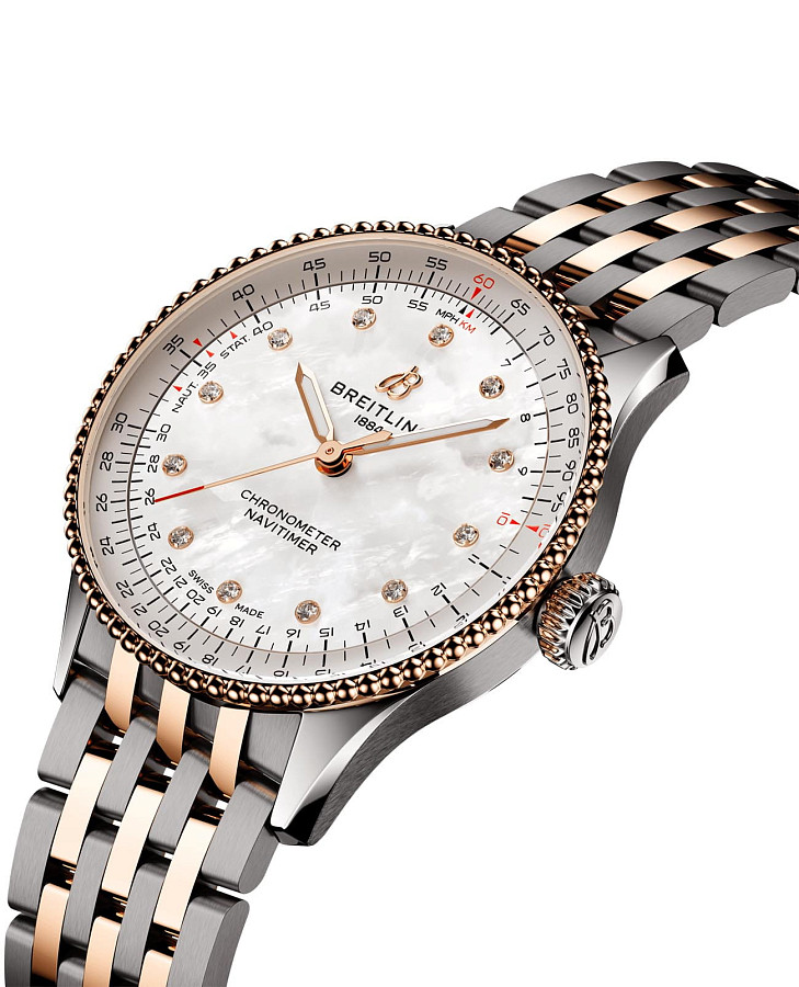 Часы Breitling Navitimer Automatic 36 U17327211A1U1 — механические, сталь металл