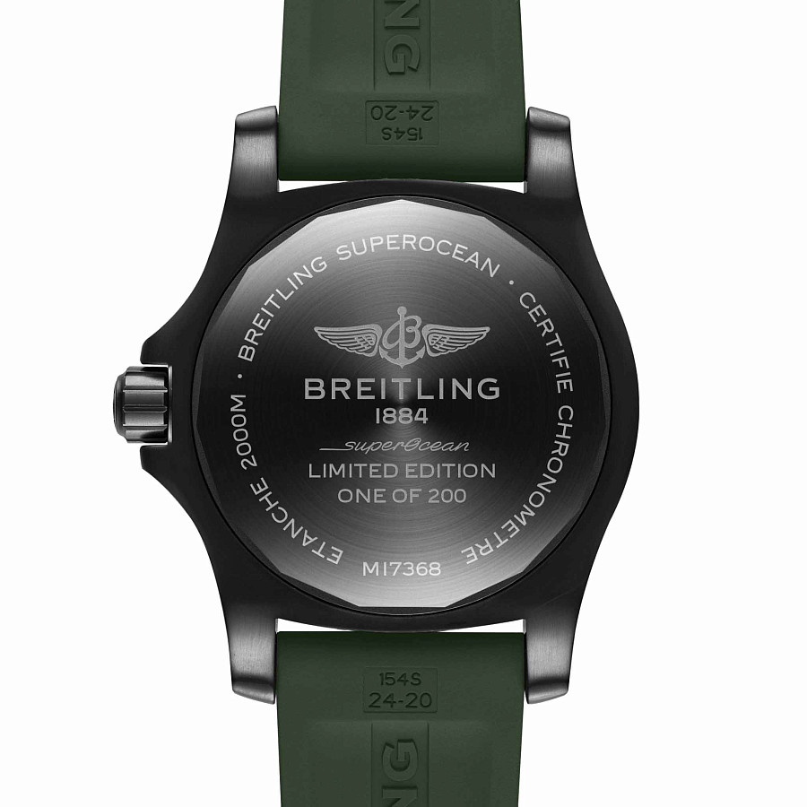 Часы Breitling Superocean Automatic 46 Black Steel M173681A1L1S1 — механические, металл сталь