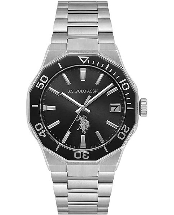 Часы U.S. Polo Assn. Fundamental USPA1120-03 — мужские, черный