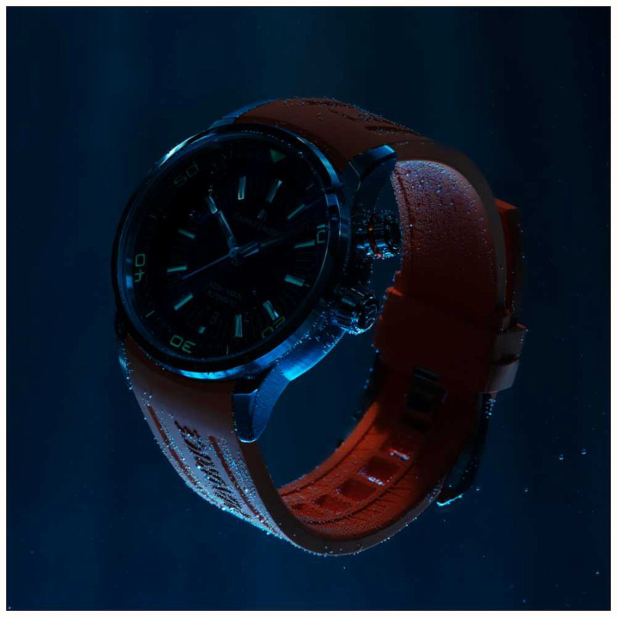 Часы Maurice Lacroix Pontos s diver PT6248-SS00L-330-J — мужские, каучук