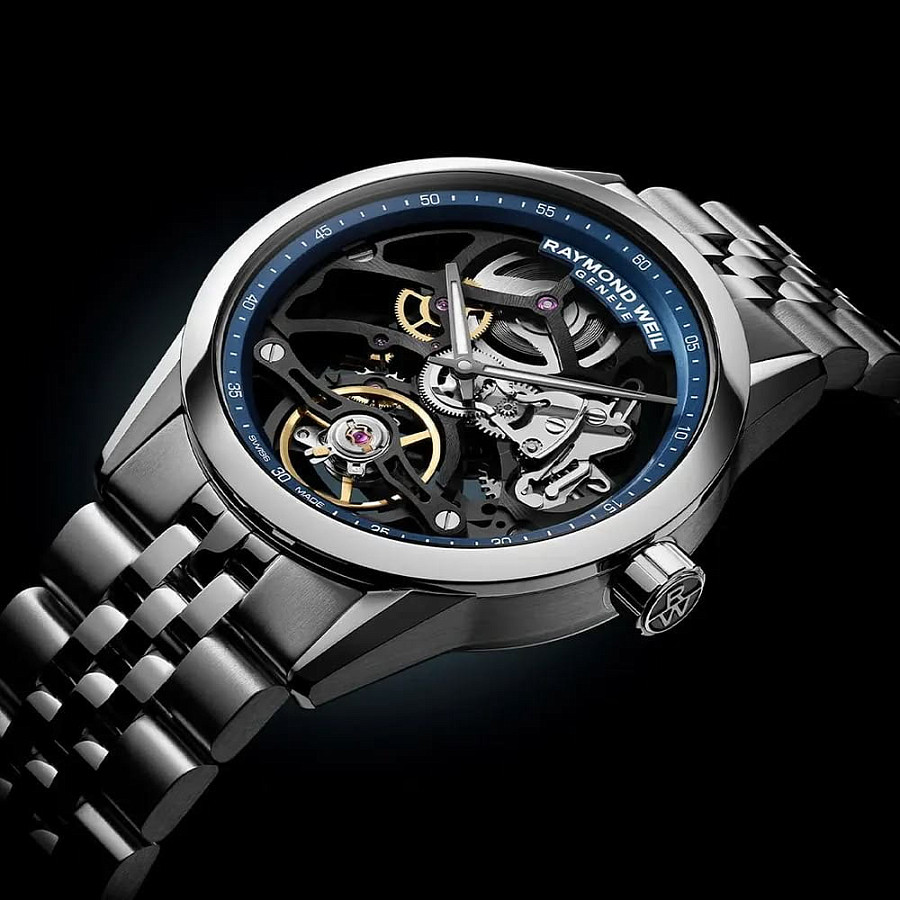 Часы Raymond Weil Freelancer Skeleton 2783-ST-50000 — нержавеющая сталь, мужские