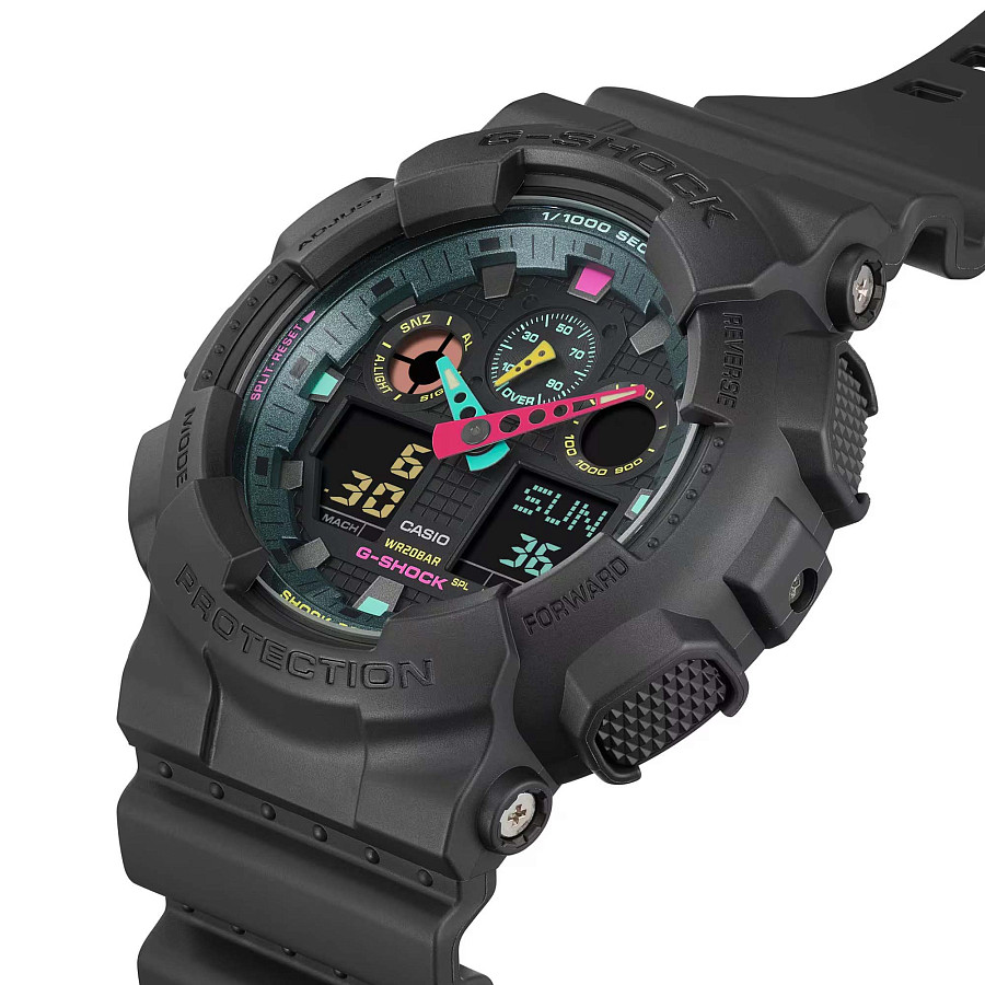 Часы Casio G-Shock GA-100MF-1ADR (GA-100MF-1A) — электронные, пластик