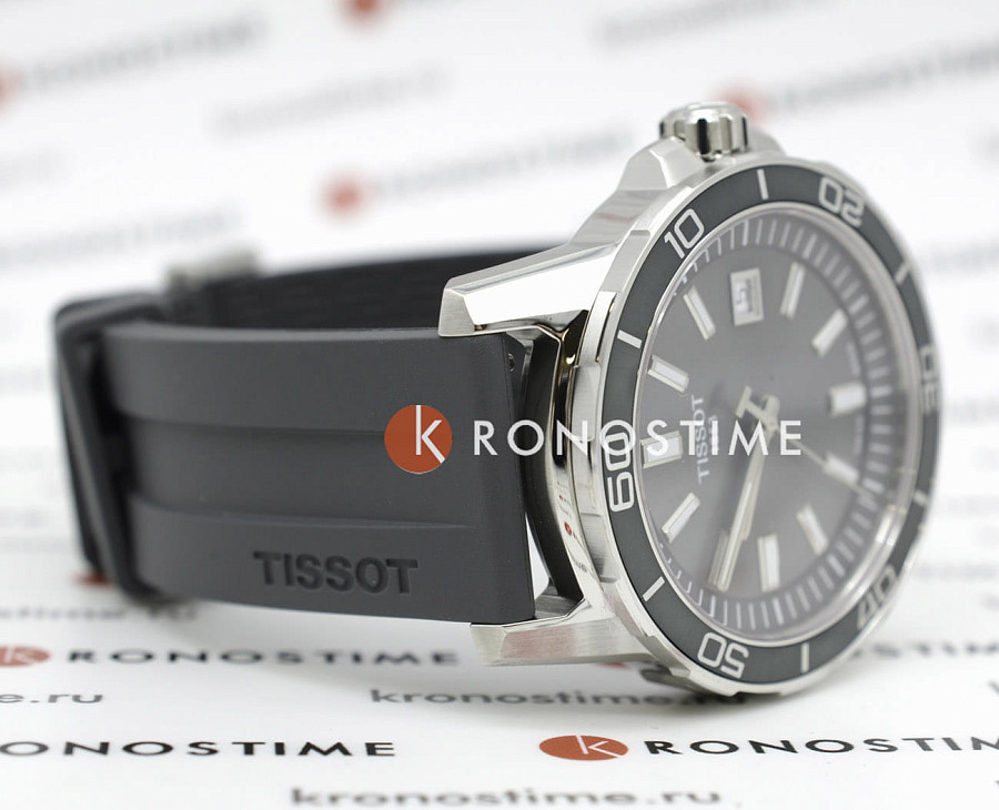 Часы Tissot Supersport Gent T125.610.17.081.00 — серый, сталь металл