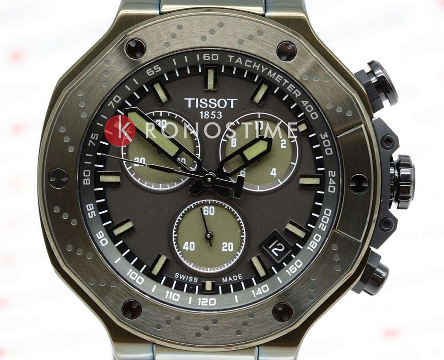 Часы Tissot T-Race Quartz Chronograph T141.417.37.061.02 — металл сталь, Швейцария
